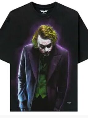 Black youngla Joker Character Tee
